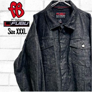 【入手困難☆US輸入90s】FUBU ブブ デニムジャケット  メンズ4XL