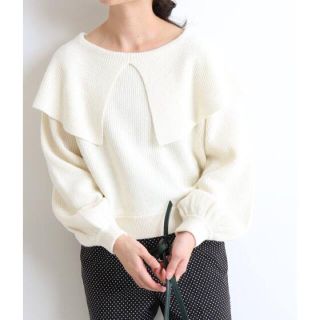 スローブイエナ(SLOBE IENA)の【美品】スローブイエナ　ビックカラーニット◆(ニット/セーター)