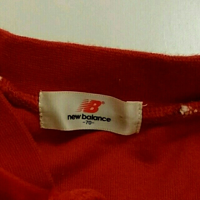 New Balance(ニューバランス)のカバーオール　70㎝　new balance キッズ/ベビー/マタニティのキッズ服女の子用(90cm~)(ジャケット/上着)の商品写真