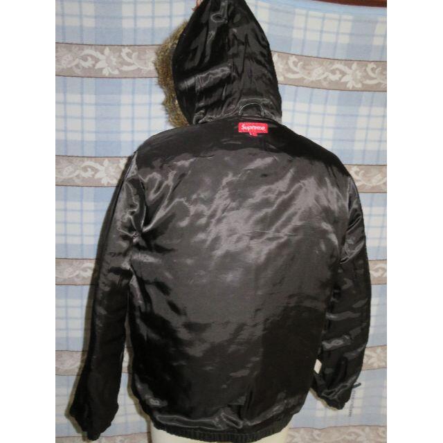 Supreme(シュプリーム)のかおりぽん様専用シュプリーム レザー キルティング ジャケット黒サイズS メンズのジャケット/アウター(ライダースジャケット)の商品写真