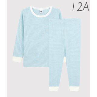 プチバトー(PETIT BATEAU)の新品未使用  プチバトー  長袖  パジャマ  12ans(パジャマ)