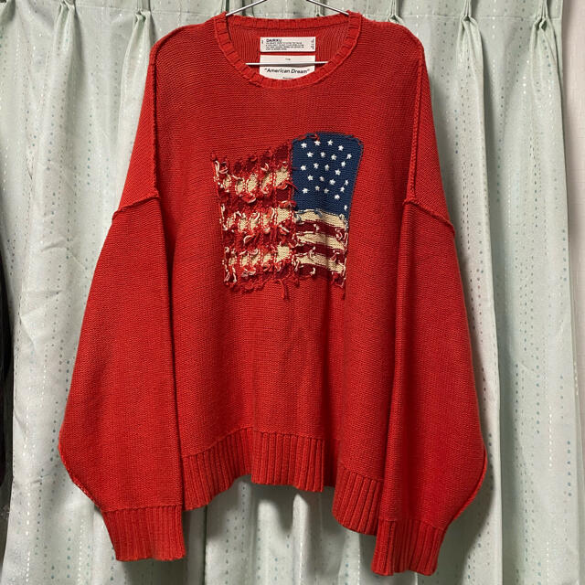 dairiku 19aw inside out America knit