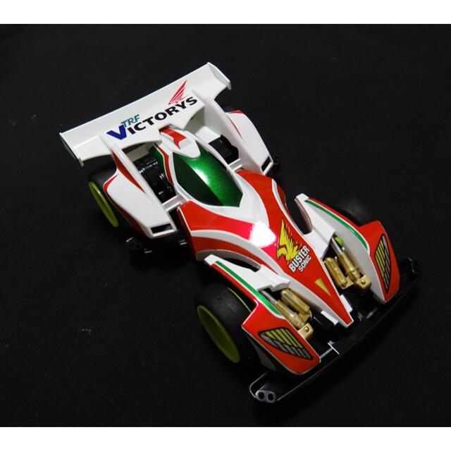 超初心者向け】 バスターソニック TRF 仕様 塗装完成品 ミニ四駆 模型/プラモデル ミニ四駆 バスターソニック