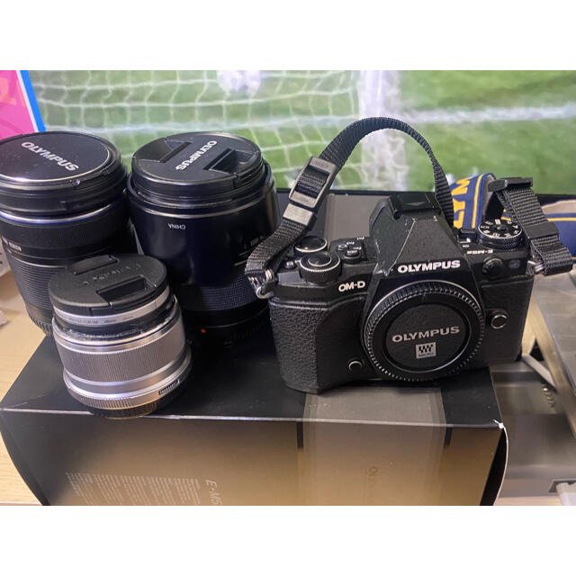 OLYMPUS mark2 EM5 + レンズ2本セット-