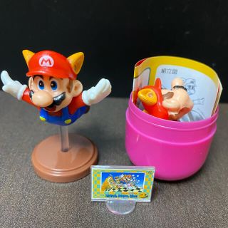 フルタセイカ(フルタ製菓)のチョコエッグ　スーパーマリオ　②しっぽマリオ(キャラクターグッズ)