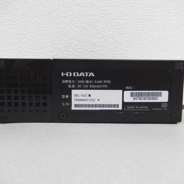 IODATA(アイオーデータ)のIO DATA LAN DISK HDL-AA2 NAS 2TB HDD NAS スマホ/家電/カメラのPC/タブレット(PC周辺機器)の商品写真