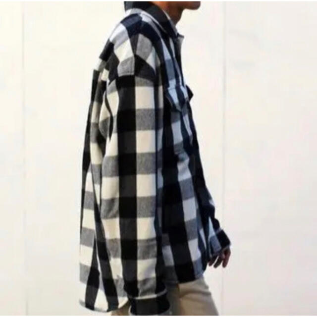 UNUSED block check shirt jacket AW17