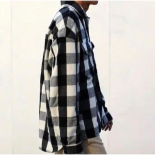 UNUSED block check shirt jacket キムタク着用