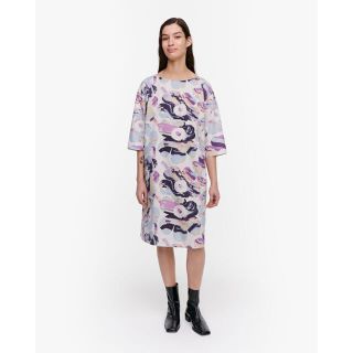 マリメッコ(marimekko)のSilmu Maisema Unikko ワンピース　マリメッコ  ウニッコ(ひざ丈ワンピース)