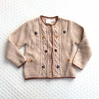 ザラキッズ(ZARA KIDS)の試着のみ カーディガン 2-3y Zara baby ザラベイビー 98cm(カーディガン)