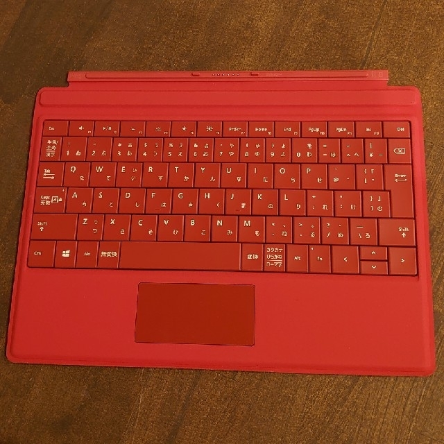 Microsoft(マイクロソフト)のMicrosoft Surface type cover Red スマホ/家電/カメラのPC/タブレット(PC周辺機器)の商品写真