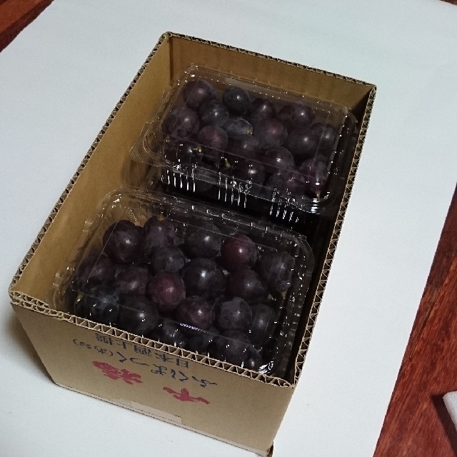 ルンバ様専用　ブドウ、紫玉、4.8kg 加工用 食品/飲料/酒の食品(フルーツ)の商品写真