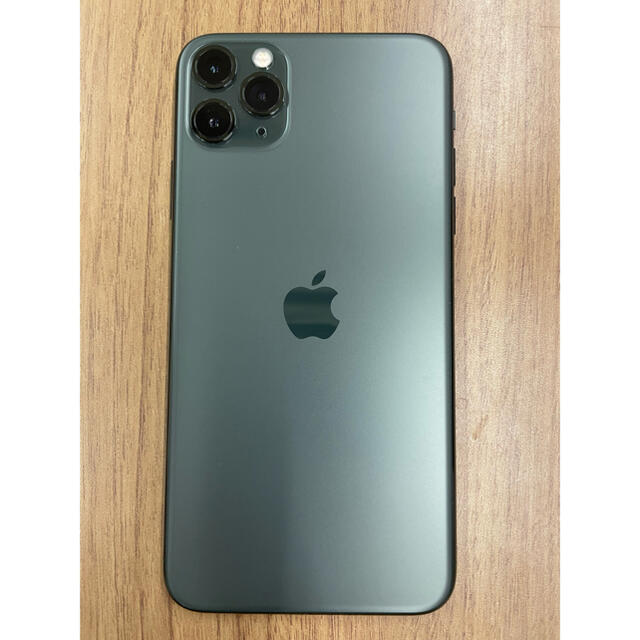 Apple(アップル)のSIMフリー iPhone11 Pro Max 512GB ミッドナイトグリーン スマホ/家電/カメラのスマートフォン/携帯電話(スマートフォン本体)の商品写真