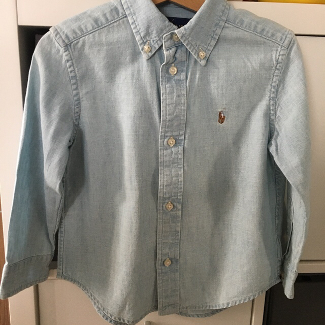 POLO RALPH LAUREN(ポロラルフローレン)の【ご専用】ラルフローレン3T100デニムシャツ キッズ/ベビー/マタニティのキッズ服男の子用(90cm~)(ブラウス)の商品写真