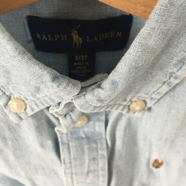 POLO RALPH LAUREN(ポロラルフローレン)の【ご専用】ラルフローレン3T100デニムシャツ キッズ/ベビー/マタニティのキッズ服男の子用(90cm~)(ブラウス)の商品写真