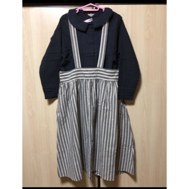 SM2(サマンサモスモス)の新品タグ付き☆SM2ストライプサス付きスカート レディースのスカート(ロングスカート)の商品写真