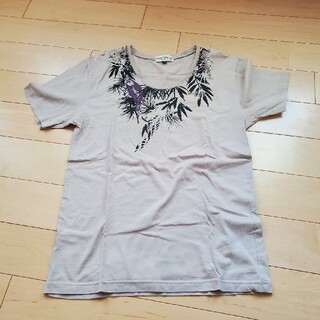 クランプリュス(KLEIN PLUS)のKLEIN PLUS HOMM　Tシャツ　半袖　茶系(Tシャツ/カットソー(半袖/袖なし))