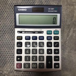 カシオ(CASIO)のカシオ　12桁電卓　DS-12WT(オフィス用品一般)