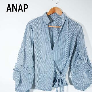 アナップ(ANAP)のANAP ストライプシャツ　トップス(シャツ/ブラウス(長袖/七分))