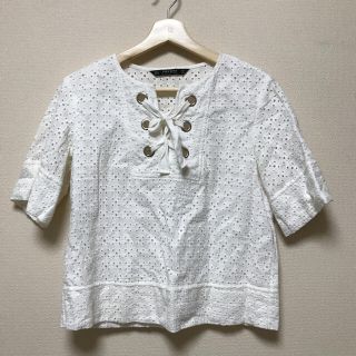 ザラ(ZARA)の【ZARA】半袖トップス(カットソー(半袖/袖なし))