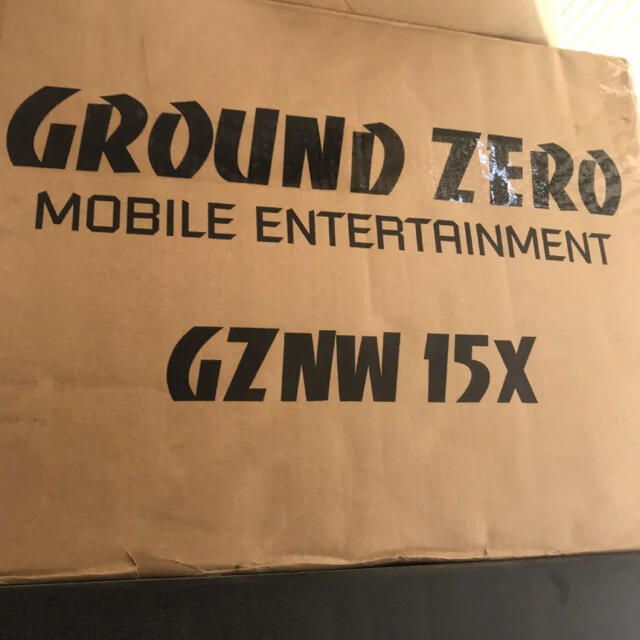 正規品 新品未使用 グラウンドゼロ ground zero gznw 15x