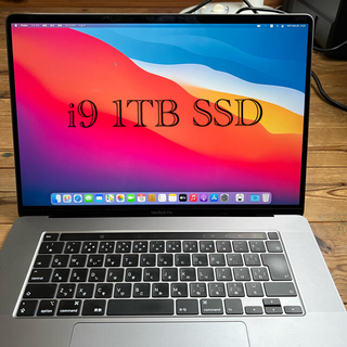 アップル(Apple)のAPPLE MacBook Pro 16 i9 1TB SSD スペースグレイ(ノートPC)