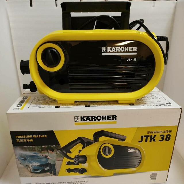 【ほぼ未使用品】KARCHER ケルヒャー家庭用高圧洗浄機 JTK38 状態良好