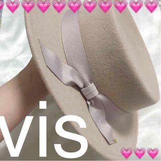 ヴィス(ViS)のvis カンカン帽(ハット)