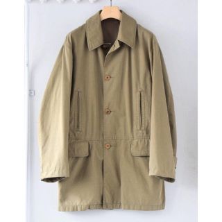 コモリ(COMOLI)のCOMOLI 20SS コットンギャバウォッシュドコート Khaki 1(ステンカラーコート)