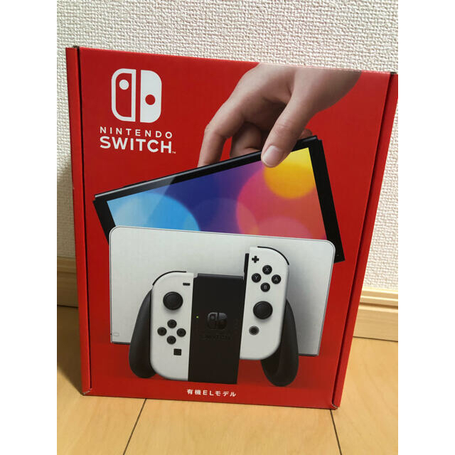 Nintendo Switch(ニンテンドースイッチ)のNINTENDO SWITCH (有機EL ホワイト エンタメ/ホビーのゲームソフト/ゲーム機本体(家庭用ゲーム機本体)の商品写真