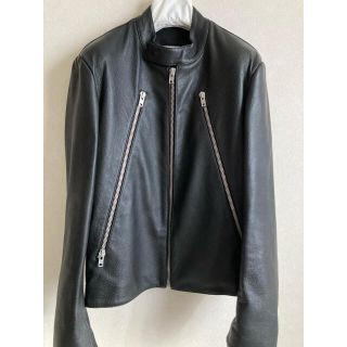 マルタンマルジェラ(Maison Martin Margiela)の【しゅんま様 専用】/マルジェラ/ハの字レザーライダース/28(ライダースジャケット)