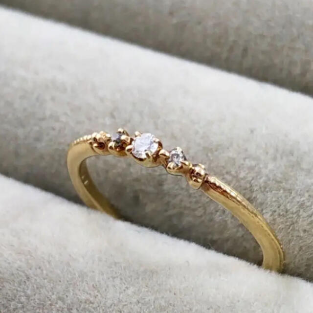 10K ダイヤモンドリング 0.05ct  レディースのアクセサリー(リング(指輪))の商品写真