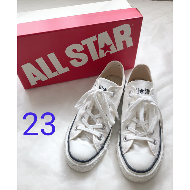 コンバース ALL STAR J OX オールスター ホワイト 23 US4