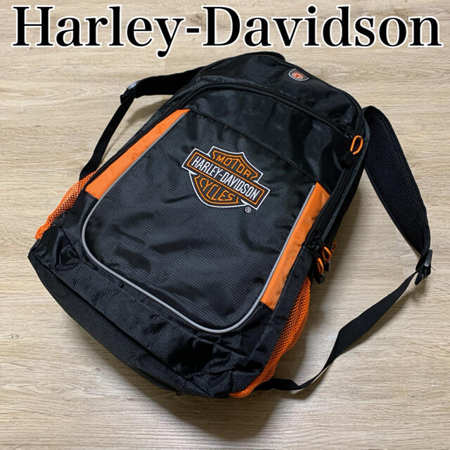 Harley Davidson(ハーレーダビッドソン)の非売品　Harley-Davidson リュック　バックパック　限定　ビッグロゴ メンズのバッグ(バッグパック/リュック)の商品写真