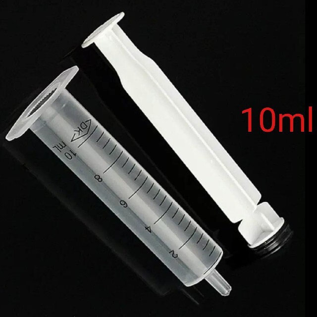 10ml注射器型スポイト2本セット/針なし/非医療用 その他のペット用品(アクアリウム)の商品写真