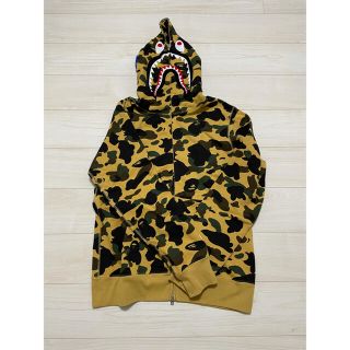 アベイシングエイプ(A BATHING APE)のA BATHING APEシャークパーカー1st Camo XLサイズ(パーカー)