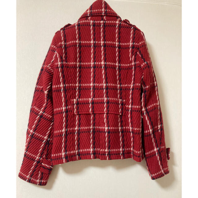 SpRay(スプレイ)のチェックコート レディースのジャケット/アウター(ピーコート)の商品写真