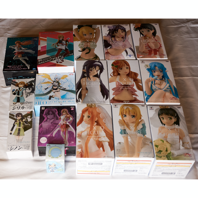 ちょっと前（？）のプライズフィギュア ソードアート・オンライン セット