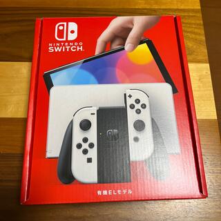 ニンテンドースイッチ(Nintendo Switch)のNintendo Switch 有機ELモデル ホワイト 本体 新品未開封(家庭用ゲーム機本体)