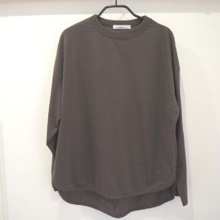 シマムラ(しまむら)の【MUMU&Co】バックタックTシャツ LL モカ(カットソー(長袖/七分))