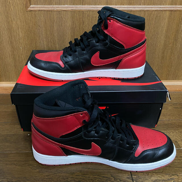 新規購入 エアジョーダン1 ナイキ - NIKE レトロ 2013 ブレッド