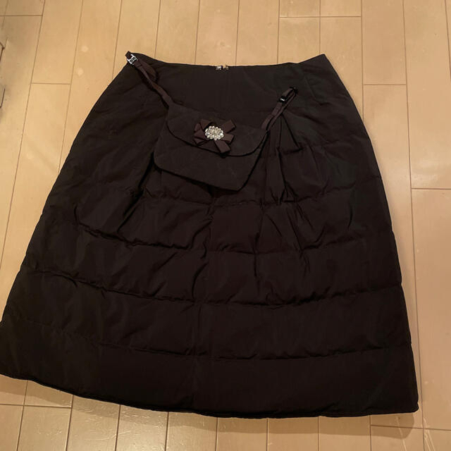 M'S GRACY(エムズグレイシー)のエムズ　サイズ38 ダウンスカート  レディースのスカート(ひざ丈スカート)の商品写真