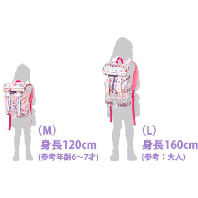 fafa キッズ リュック モンチッチ コラボ マルチフラワー Mサイズ www