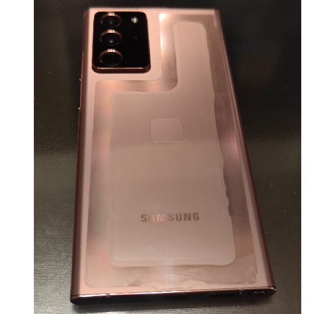 SAMSUNG(サムスン)の【中古美品】GALAXY NOTE20 ULTRA 5G 香港版 DualSim スマホ/家電/カメラのスマートフォン/携帯電話(スマートフォン本体)の商品写真