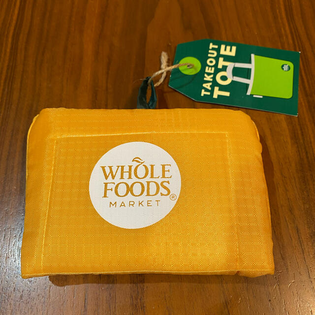 Whole Foods Market エコバッグ　イエロー レディースのバッグ(エコバッグ)の商品写真