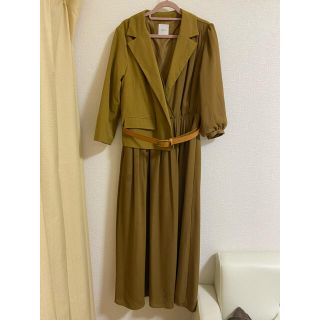 アメリヴィンテージ(Ameri VINTAGE)のAmeri TRINITY JKT DRESS サンプル品(ロングワンピース/マキシワンピース)