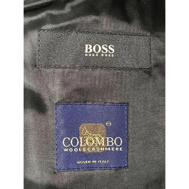 HUGO BOSS(ヒューゴボス)の【にしむら様専用】HUGO BOSS  ステンカラーコート　濃紺 メンズのジャケット/アウター(ステンカラーコート)の商品写真