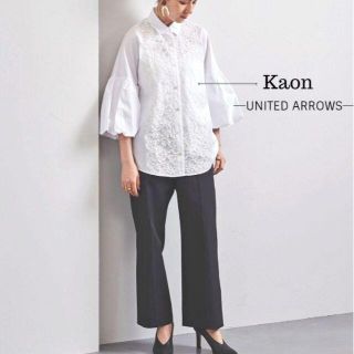 ユナイテッドアローズ(UNITED ARROWS)の【UNITED ARROWS/Kaon】レースコンビ シャツ(シャツ/ブラウス(長袖/七分))