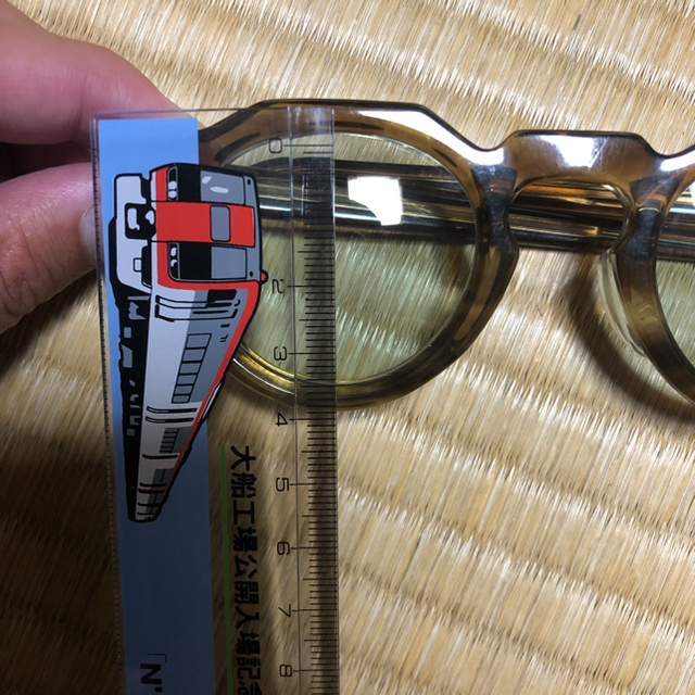 Ayame(アヤメ)の【売り切り最終値下げ】lesca LUNETIER 8mm ヴィンテージメガネ メンズのファッション小物(サングラス/メガネ)の商品写真