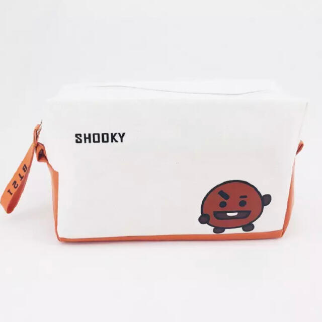 防弾少年団(BTS)(ボウダンショウネンダン)のSHOOKY BT21 ポーチ ペンケース エンタメ/ホビーのおもちゃ/ぬいぐるみ(キャラクターグッズ)の商品写真